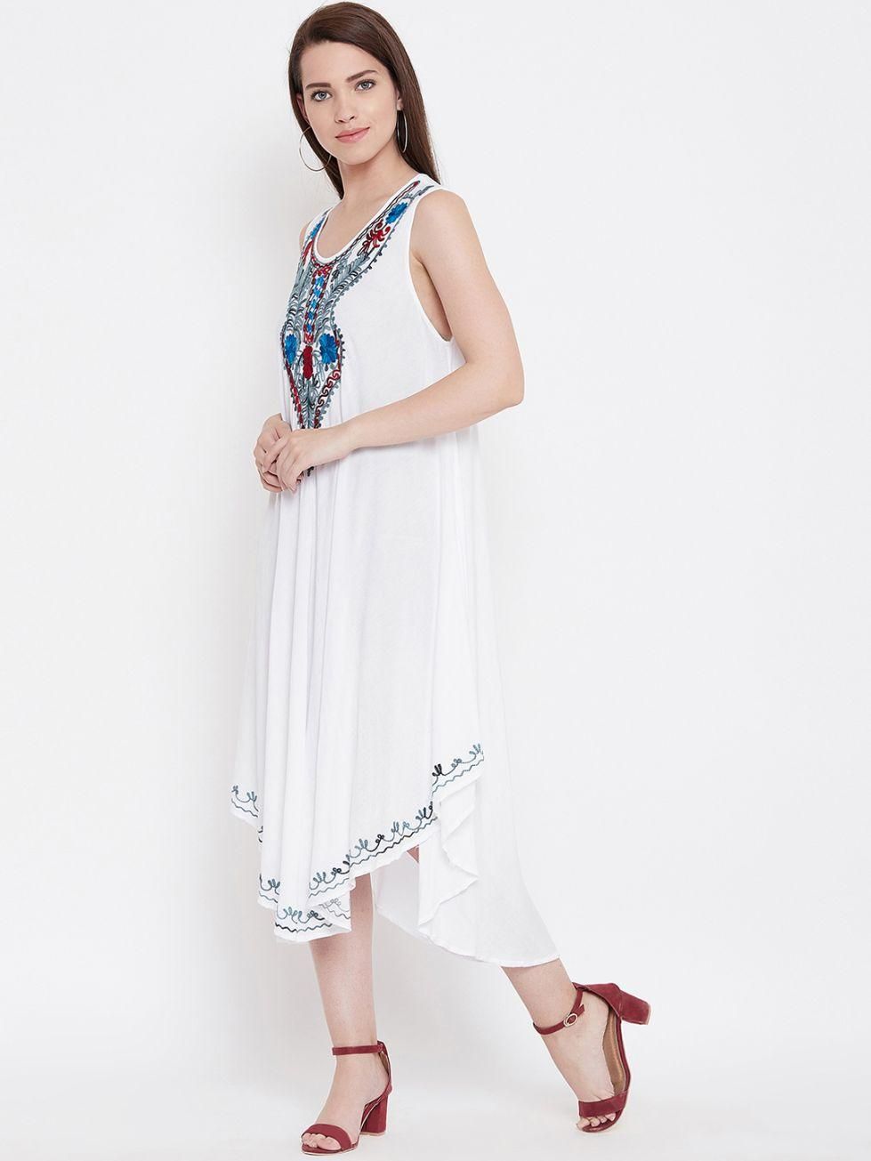 AASK Women’s Rayon Printed Dress – Zeronear