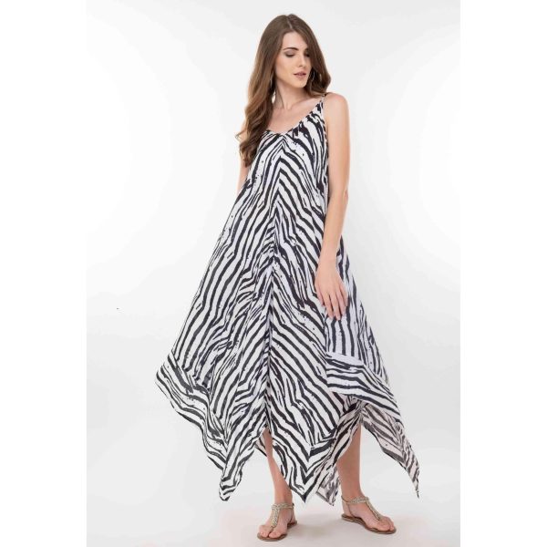 Glorious Rayon Midi Dress White